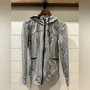 Extertek workout jacket Full-zip Black/ White- Women’s Small